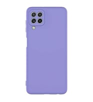 Coverzone Samsung Galaxy M22 ?le Uyumlu K?l?f Z-Mara Lansman Vieri Tam Koruma Arka Kapak Kamera Koruma �?k?nt?l? P�r�zs�z Y�zey Lila