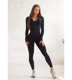 Stacci Seamless Yüksek Bel Spor Tayt - Siyah
