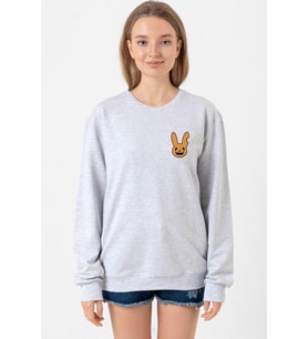 Bad Bunny Halloween Grimelanj Kadın 2ip Sweatshirt