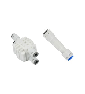 Su Arıtma Cihazı Shutoff Valve 4 Yollu Vana + Atık Kısıcı Flowlimit 300 Set