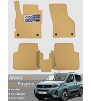 OPEL COMBO (2018-2025) Uyumlu EVA Paspas Tam Set–Araca Özel,Kolay Montaj,Oto Paspas