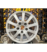 4 Adet PORSCHE ORIJINAL 7.5*17 5*130 ET53 71.6 SILVER JANT REVİZE EDİLMİŞ (Takım)