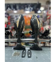 Racing Cbr Model Kayar Sinyalli Ayna Seti Rks R250 -Cbr-Pulsar Rs Uygun Karbon Görünüm Arasmto