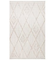 Bespoky Eberndorf Mavi Patchwork Pamuklu El Dokuması Alan Halısı