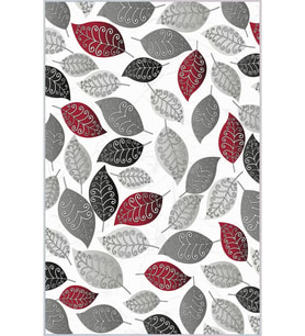 Eliana Home Baskılı, Yıkanabilir Kaymaz Taban Salon Halısı LNA0253 100x150 cm (Gri)