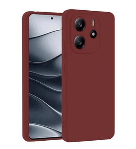 Durukar® Redmi Note 14 4G Kılıf First Silikon - Bordo