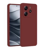 Durukar® Redmi Note 14 4G Kılıf First Silikon - Bordo