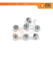 ECR016 Cam Kriko Kablo Halat Uç Pimi Tutma Perçini 6.5x5/1.7 mm 100 Adet