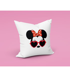 Minnie Mouse Sevgili Çift Tasarımlı Yastık