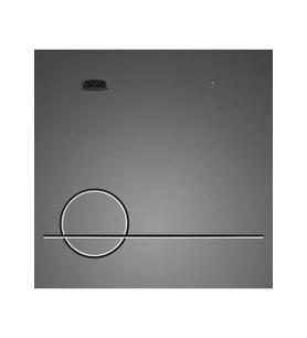Linea Ledli Sıralı Avize RA-AVZ- 6801-25-93 (Siyah)