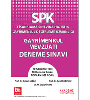 SPK Gayrimenkul Mevzuatı Deneme Sınavı