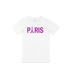 Paris Eyfel Tişört (Beyaz)