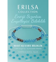Sertifikalı Enerji Sızıntısı Engelleyici Aura Kalkanı Bilekliği - Mavi Kuvars Taşı (Çok Renkli)