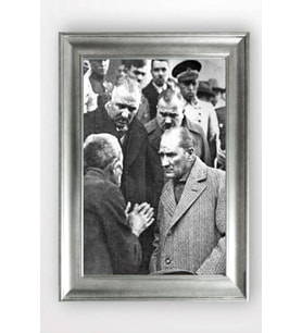 Gümüş Çerçeveli Atatürk Tablo a415