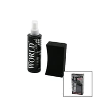 SHINE WORLD CAR LASTİK - TAMPON PARLATICI SPREY SETİ PLASTİK ŞİŞE 250ML ± %10 PARLATMA SÜNGERİ (5343)