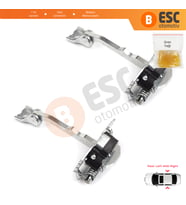 Renault Laguna MK3 X91 BT0/1 2007-2015 824310001R İçin 2 EA Arka Sağ ve Sol Kapı Gergi Yayı