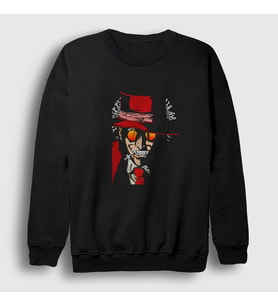 Presmono Unisex Siyah Alucard Anime Hellsing Sweatshirt 441218tt