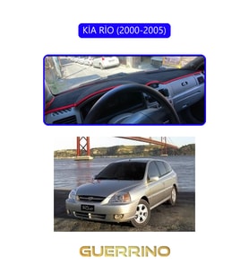 KİA RİO 2000-2005TORPİDO KORUMA HALISI MAVİ KENAR