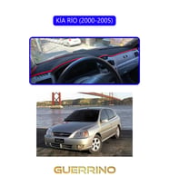 KİA RİO 2000-2005TORPİDO KORUMA HALISI MAVİ KENAR