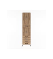 Hyperion Dolap 3 Raflı 5 Çekmeceli 4 Kapaklı 60x44x243 Aytaşı-Çam