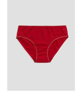 LCW DREAM Kırmızı Siml Detaylı Bikini Külot