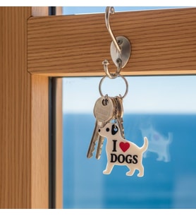 KÖPEKLERİ SEVİYORUM ANAHTARLIK