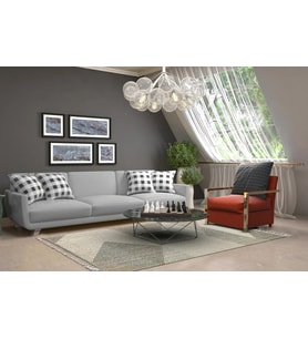 Makine Kaymaz Yıkanabilir Beyaz Geometrik Sisal Salon Halısı Mutfak Halısı Koridor Halısı Yolluk 120