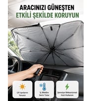 Katlanabilir Oto Güneşlik – Pratik, Dayanıklı, UV Koruyucu Tasarım Yeni Nesil