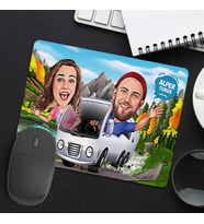 Kişiye Özel Doğada Aşk Mousepad