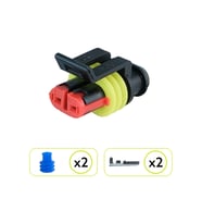 Superseal Erkek Soket 2 Pin Kablosuz
