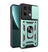 Xiaomi Redmi Note 13 Pro 4g Pars Lens Yüzüklü Silikon - Yeşil