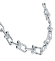 Bayan Çelik Halka Detay Kolye (Silver)