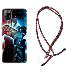 INFINIX Smart 4 5 6 Zero 8 S5 Pro Kılıf Boyun Asklı Rasta Silikon Play Me 1757