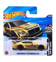 Hot Wheels - 2018 Bentley Continental GT3 - Gold (1/64) 2025 Case