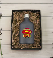 BK Gift Hediye Kutulu Kişiye Özel İsimli Baba Temalı Antrasit Tasarım Cam Şişede 200 ml Kolonya-4, Babaya Hediye, Babalar Günü Hediyeleri, Hediyelik Baskılı Kolonya