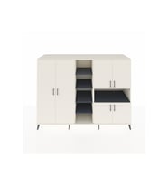 Kronos Dolap 13 Raflı 6 Kapaklı 220x59x163 Aytaşı-Aytaşı/Antrasit