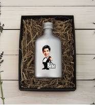 BK Gift Hediye Kutulu Kişiye Özel The Baba Karikatürlü Gümüş Tasarım Cam Şişede 200 ml Kolonya-3, Babaya Hediye, Babalar Günü Hediyeleri, Hediyelik Baskılı Kolonya