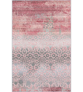 Eliana Home Baskılı, Yıkanabilir Kaymaz Taban Salon Halısı LNA0200-SD384 100x150 cm (Pembe)