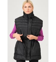 Z6747 DEWBERRY BAYAN YELEK-SİYAH