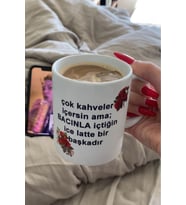 Bacımla Latte Beyaz Kupa