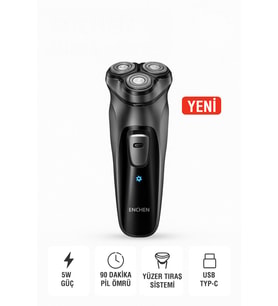 Pratik Şarjlı Erkek Tıraş Makinesi, Sakal ve Bakım Seti