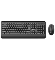 Lecoo KW202 Kablosuz Q Klavye Mouse Set Siyah Bilgisayar Pc Klavye Mouse Seti