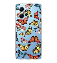 PrintiFy Xiaomi Redmi Note 12 4G ile Uyumlu Water Color 2  Kamera Korumalı Şeffaf  Kılıf