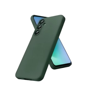 Galaxy S26 Nano içi Kadife Silikon - Koyu Yeşil
