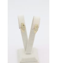 STİL İNCİSİ/XUPING JEWELRY BİES ZİRKON TAŞLI KÜPE (Altın Rengi)
