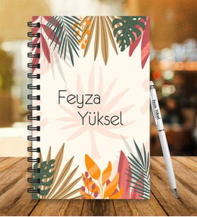 Kişiye Özel Spiral Defter Kalem