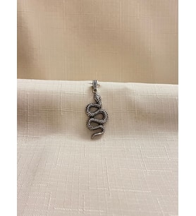 OUROBOROS YILANI 925 AYAR GÜMÜŞ KOLYE UCU