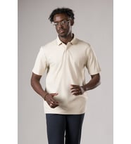 Regular Fit Likralı Gizli Düğmeli Polo Yaka T-shirt