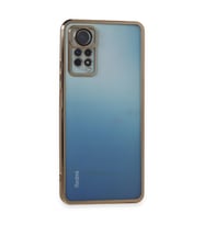 Xiaomi Redmi Note 11 Pro Kılıf Razer Lensli Silikon - Gold