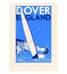 Seyahat Posterleri - Dover Ingiltere Tablo Ahşap Poster Dekoratif